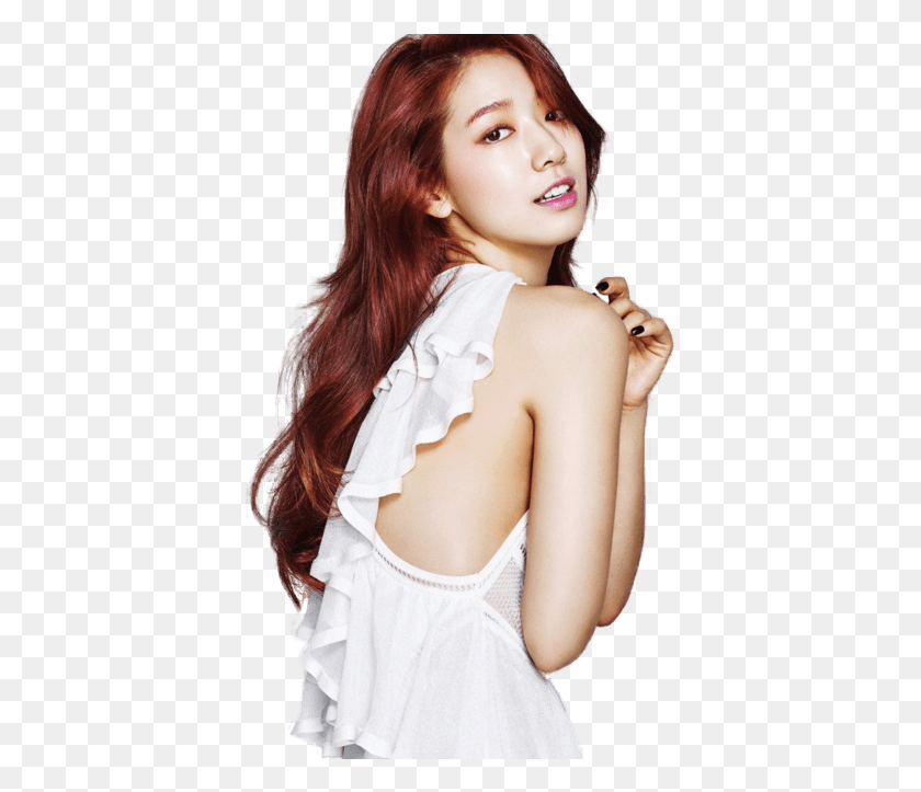 397x663 At The Movies Park Bo Gum Park Shin Hye, Clothing, Apparel, Evening Dress HD PNG Download