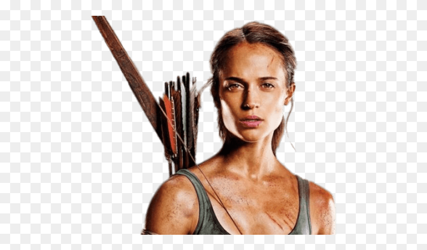 486x432 At The Movies Tomb Raider 2018, Person, Human, Arrow HD PNG Download