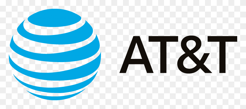 2895x1168 Логотип Atampt Американский Телефон И Телеграф Att Logo De Atampt, Символ, Товарный Знак, Значок Hd Png Скачать