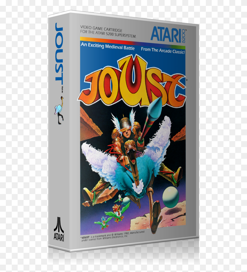 518x865 Обложка Игры Atari 5200 Joust 2, Подходящая Для Замены Стиля Ugc, Человек, Человек, Карнавал Hd Png Скачать