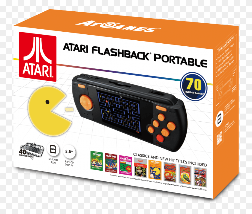 1960x1649 Atari Flashback Portable 2017, Мобильный Телефон, Телефон, Электроника Hd Png Скачать