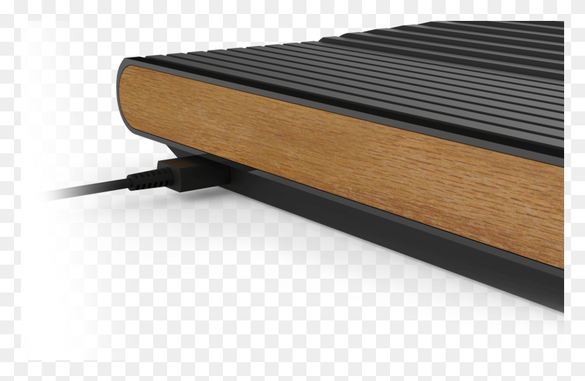 1600x1000 Descargar Png Atari Vcs Collector39S Edition Con Frente De Madera Contrachapada Usb, Muebles, Mesa, Cama Hd Png