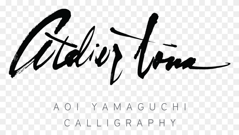 1548x828 Atelier Towa Aoi Yamaguchi39s Own Studio In Berkeley Calligraphy, Text, Alphabet, Handwriting HD PNG Download