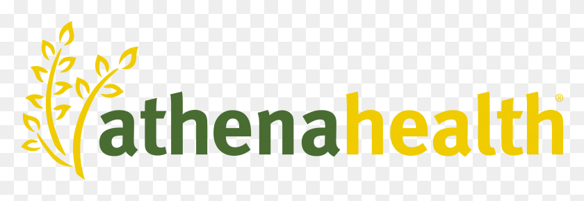 3241x955 Логотип Athenahealth Cmyk Зеленый Желтый Афина Здоровье, Текст, Слово, Алфавит Hd Png Скачать