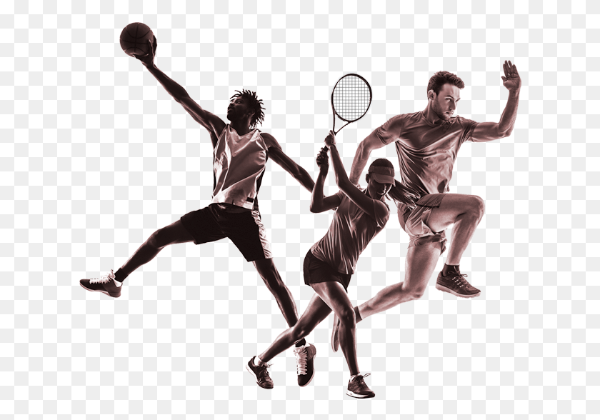 621x528 Athletes Sombra De Jogador De Basquete, Person, Human, Tennis Racket HD PNG Download