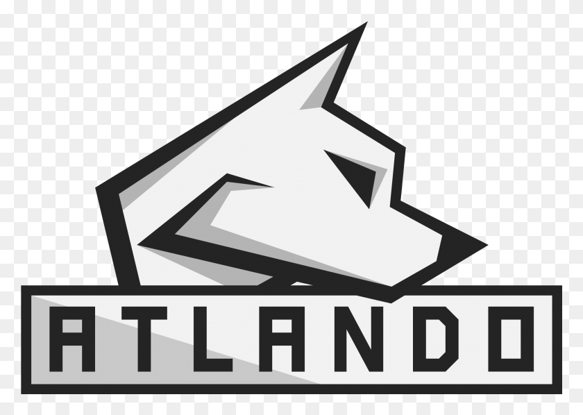 2427x1675 Atlando Logo Transparent Esports Logo No Text, Symbol, Star Symbol, Recycling Symbol HD PNG Download