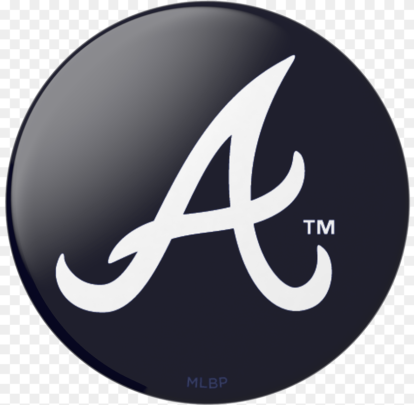 823x823 Atlanta Braves, Logo, Disk Sticker PNG
