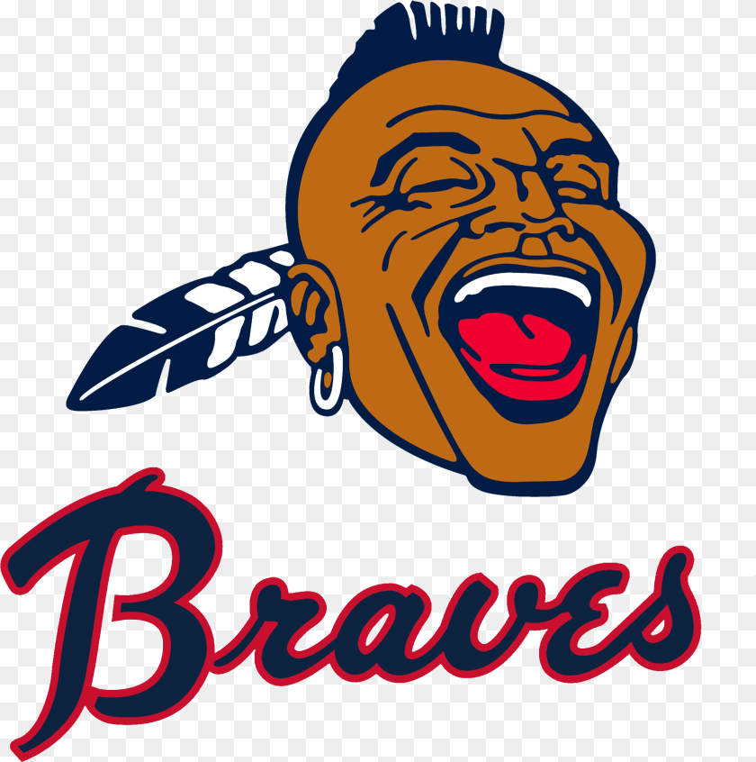 2046x2061 Atlanta Braves Logo Atlanta Braves Logos History, Head, Person, Face, Art Transparent PNG