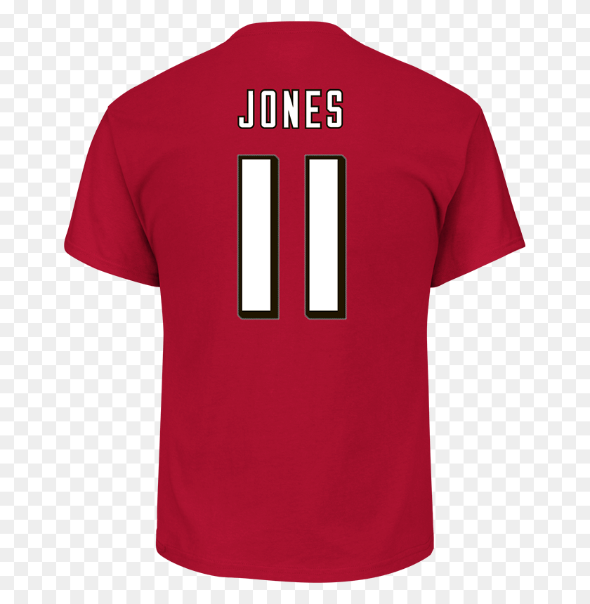 657x800 Atlanta Falcons Julio Jones Active Shirt, Clothing, Apparel, T-shirt HD PNG Download
