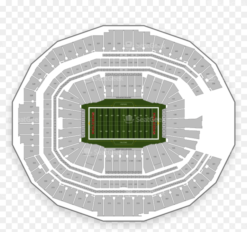 1001x942 Atlanta Falcons Seating Chart Atlanta Falcons, Cad Diagram, Diagram, Scoreboard, Outdoors Sticker PNG