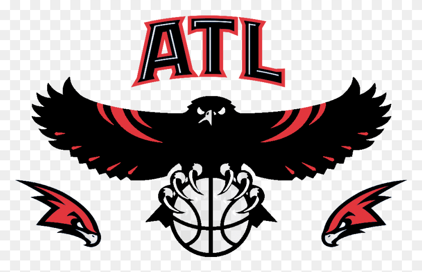 953x591 Логотип Atlanta Hawks Free Atlanta Hawks Логотип Прозрачный, Символ, Логотип, Товарный Знак Png Скачать