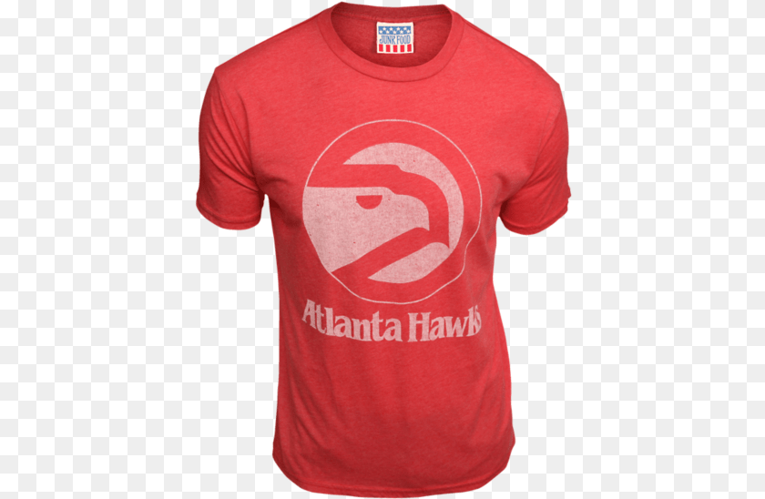 Atlanta Hawks Logo Crew Neck, Clothing, Shirt, T-shirt Transparent PNG