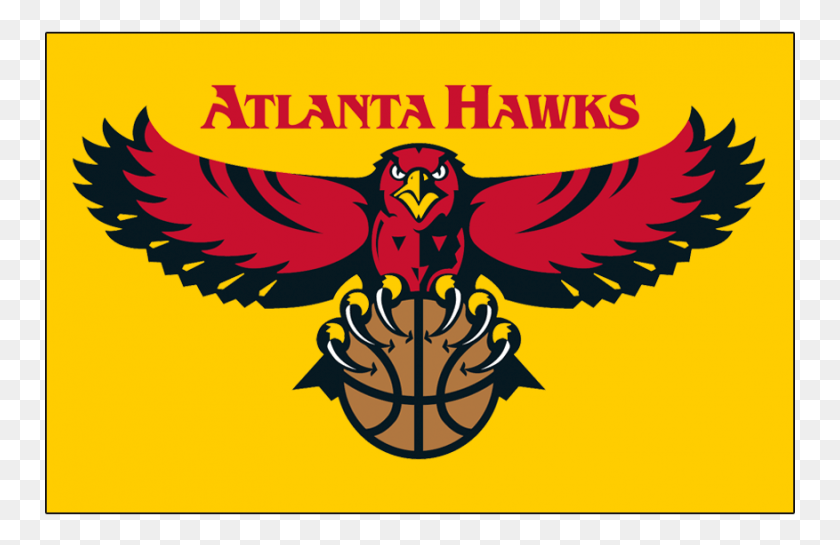 751x485 Atlanta Hawks Logos Iron On Stickers And Peel Off Decals Atlanta Hawks Jersey Logo, Symbol, Poster, Advertisement HD PNG Download