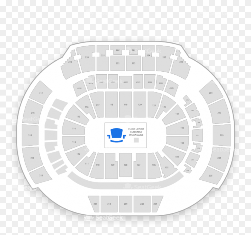 1025x956 Atlanta Hawks Seating Chart Map Seatgeek Circle, Building, Arena, Wristwatch HD PNG Download