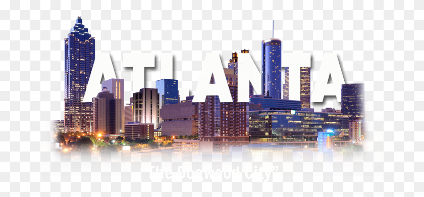 680x330 Atlanta Skyline, City, Urban, Building HD PNG Download