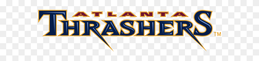 595x138 Atlanta Thrashers Logo Atlanta Thrashers, Pac Man, Legend Of Zelda HD PNG Download