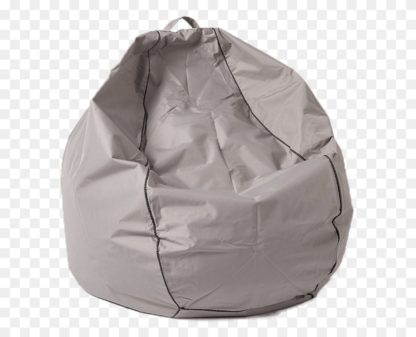 599x619 Atlantic Bean Bag Wstriped Piping Black Bean Bag Chair, Plastic Bag, Plastic, Backpack HD PNG Download