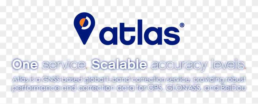 1146x414 Atlas Gnss Global Correction Service Sign, Word, Text, Label HD PNG Download