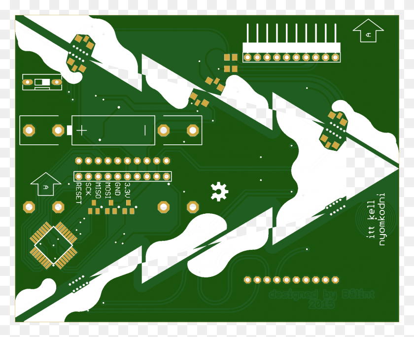 1577x1262 Atmega Powered Christmas Tree Pcb Necessary Tools Christmas Tree Pcb Smd, Electronics, Hardware, Electronic Chip HD PNG Download