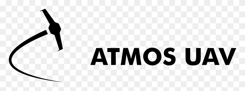 4475x1457 Atmos Uav Logo, Stencil, Symbol, Text HD PNG Download