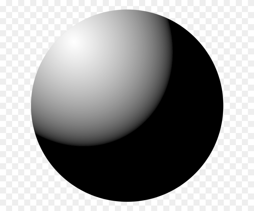 638x638 Atmospheremonochrome Photographysphere 3d Black Ball, Moon, Outer Space, Night HD PNG Download