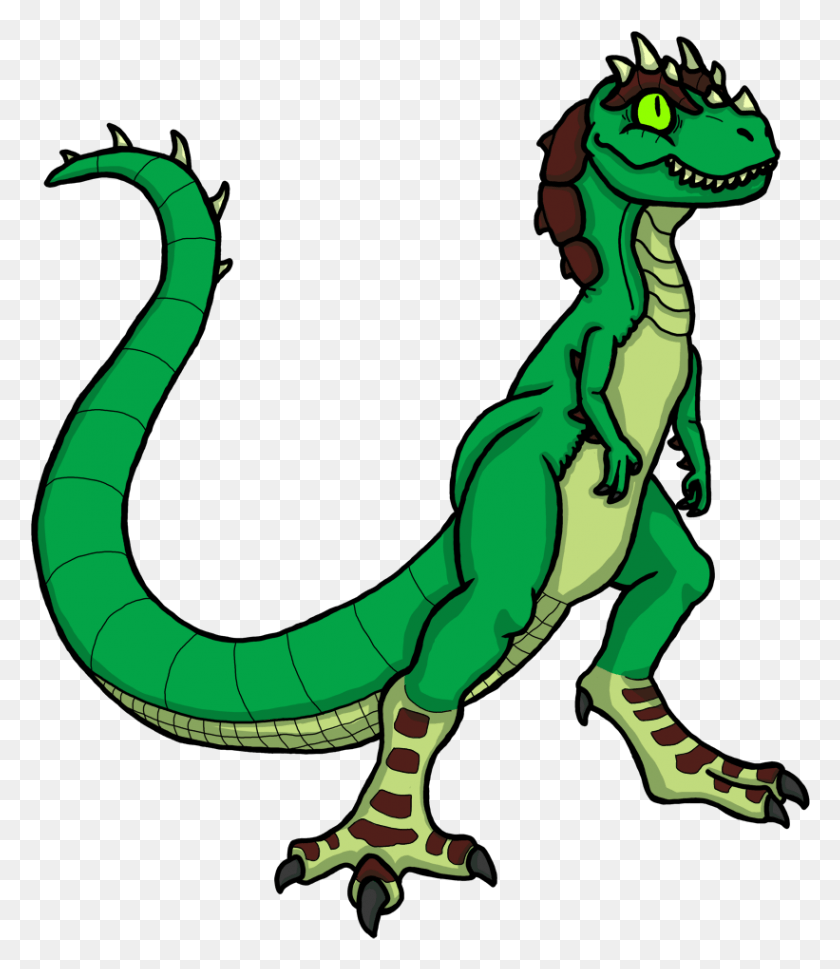 821x957 Atom Kaiju File Illustration, Reptile, Animal, Dinosaur HD PNG Download