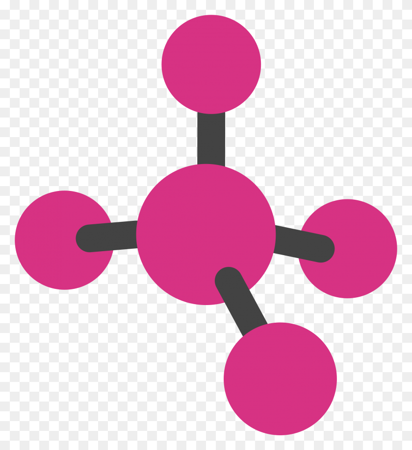 2098x2312 Atom Pink Molecule Clipart, Pin HD PNG Download