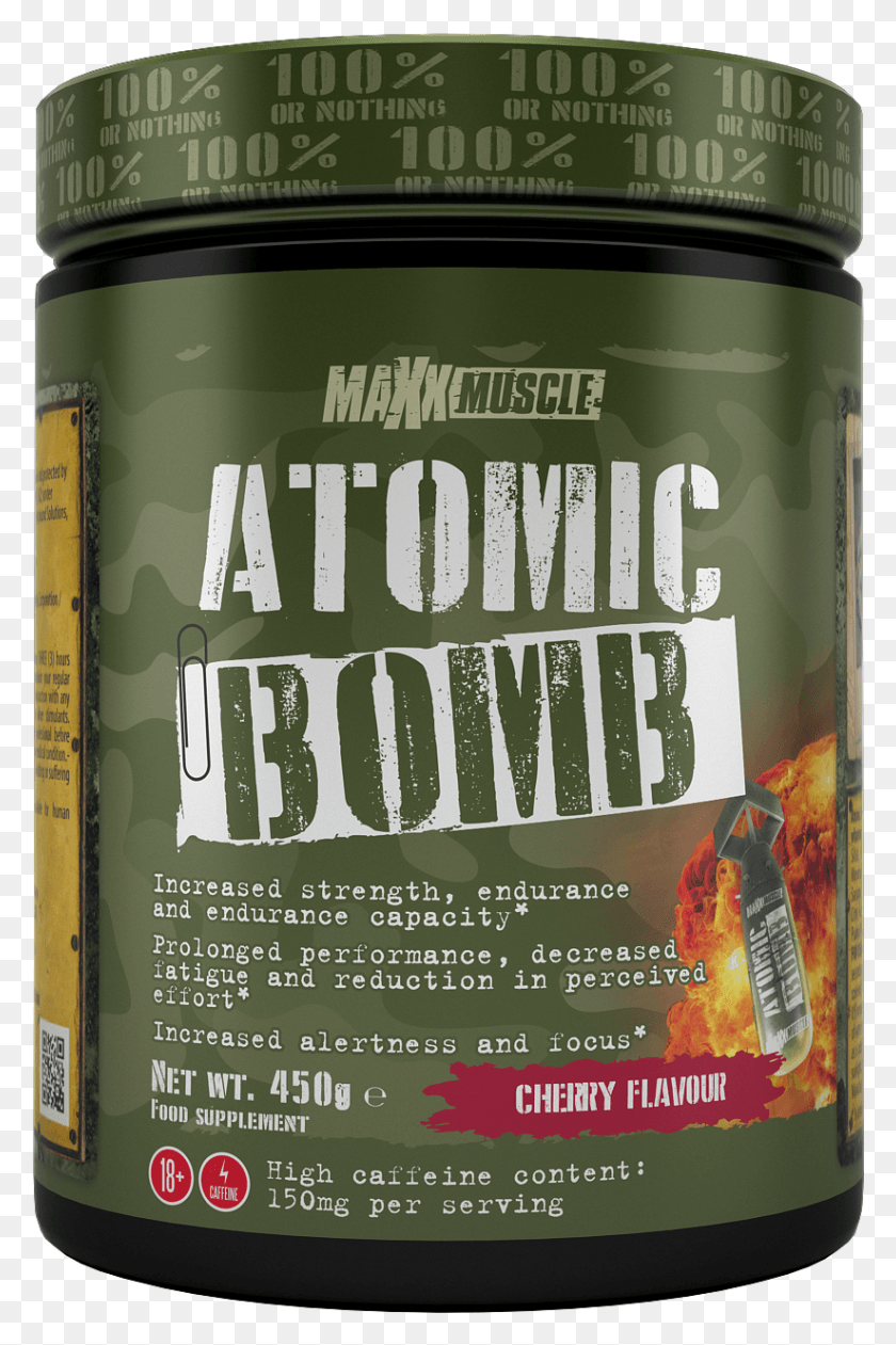 823x1268 Atomic Bomb Powder 450g Bee, Book, Alcohol, Beverage HD PNG Download