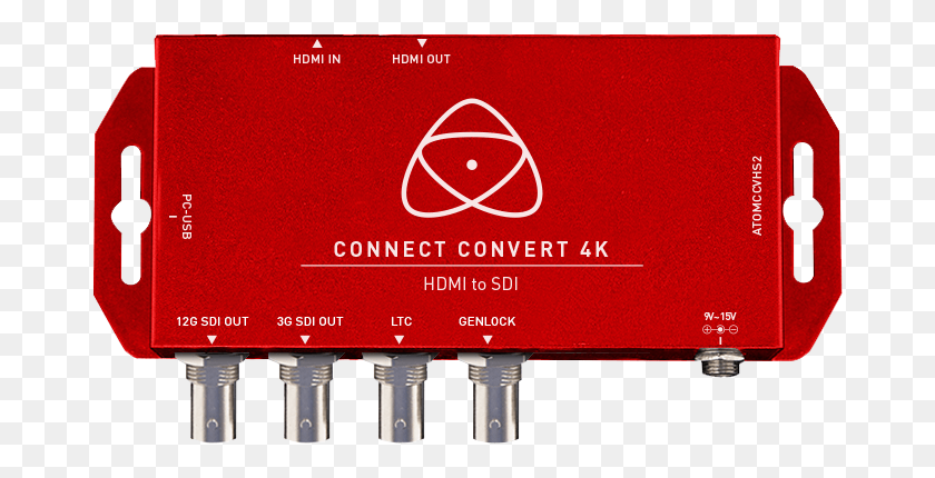 675x370 Descargar Png Atomos Connect Convert 4K Atomos Connect Split, Dispositivo Eléctrico, Texto, Publicidad Hd Png
