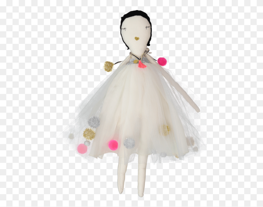 505x601 Atsuyo Et Akiko X Jess Brown Handmade Rag Doll Кукла, Игрушка, Свадебное Платье, Халат Png Скачать