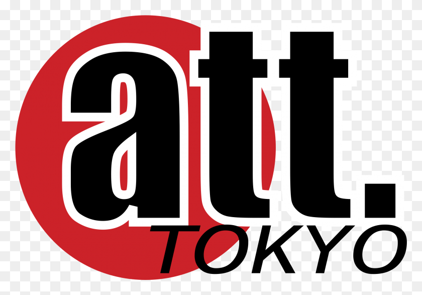 2095x1417 Att Tokyo Logo Transparent Graphic Design, Label, Text, Sticker HD PNG Download