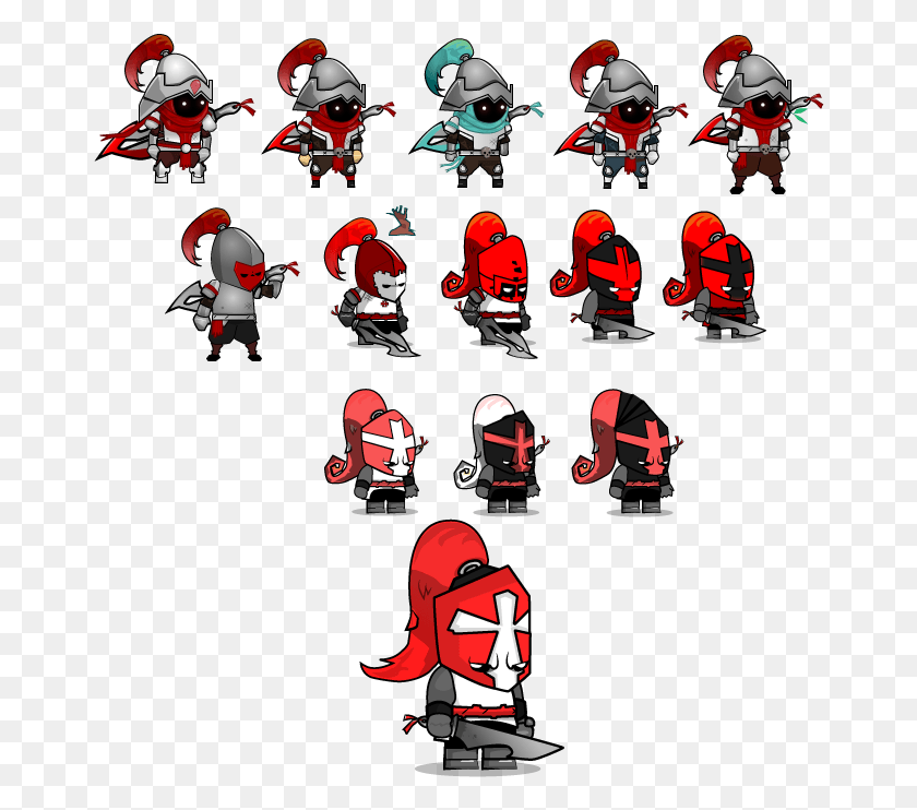 670x682 Attachments Sprite Animation Castle Crashers, Person, Human, People HD PNG Download