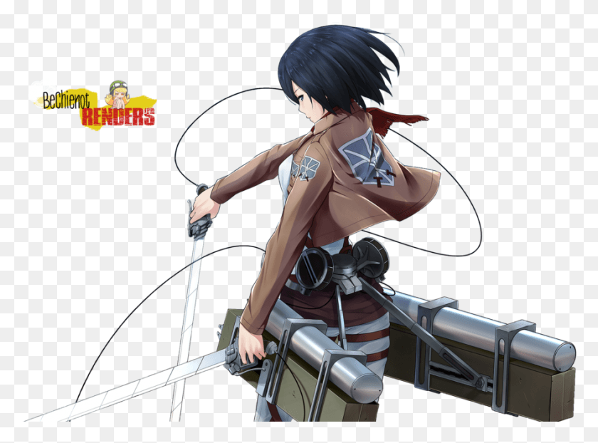 887x640 Attack On Titan Back, Bow, Persona, Humano Hd Png