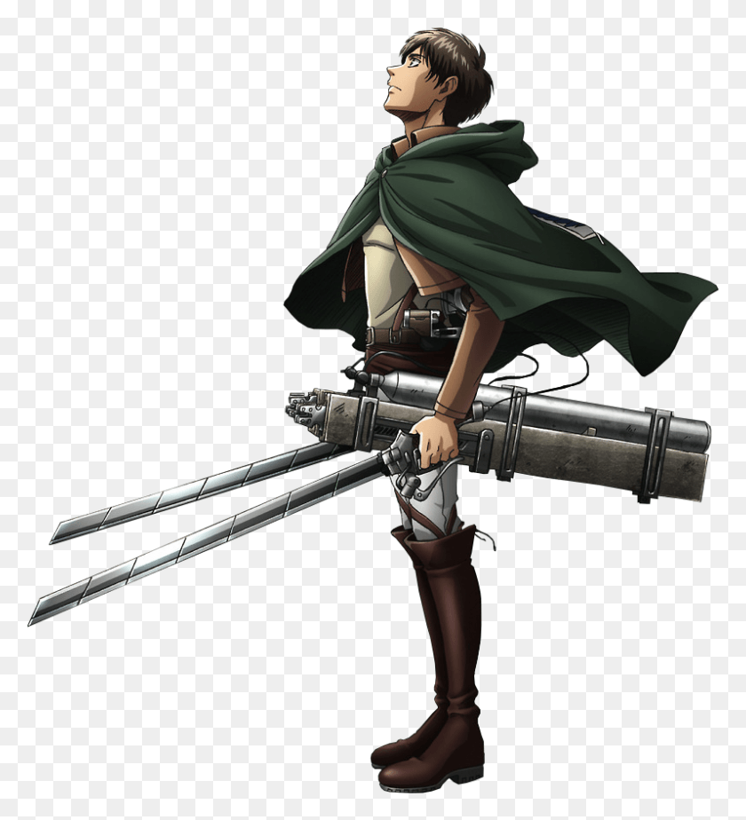 797x883 Attack On Titan Wiki Sniper Rifle, Clothing, Person, Fashion HD PNG Download