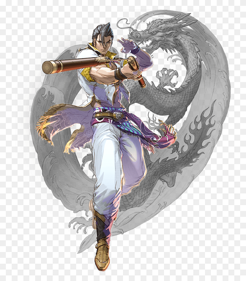 737x899 Attack The Opponent By Flowing In And Out Attacks With Soul Calibur 6 Maxi, Person, Human HD PNG Download