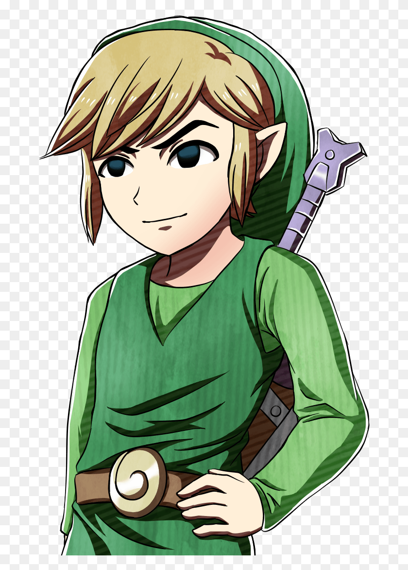 682x1112 Attempts To Draw Toon Link In Fire Emblem Link Fire Emblem Fates, Person, Human, Manga HD PNG Download