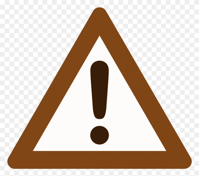1134x994 Attention Emergency Symbol, Triangle, Sign HD PNG Download