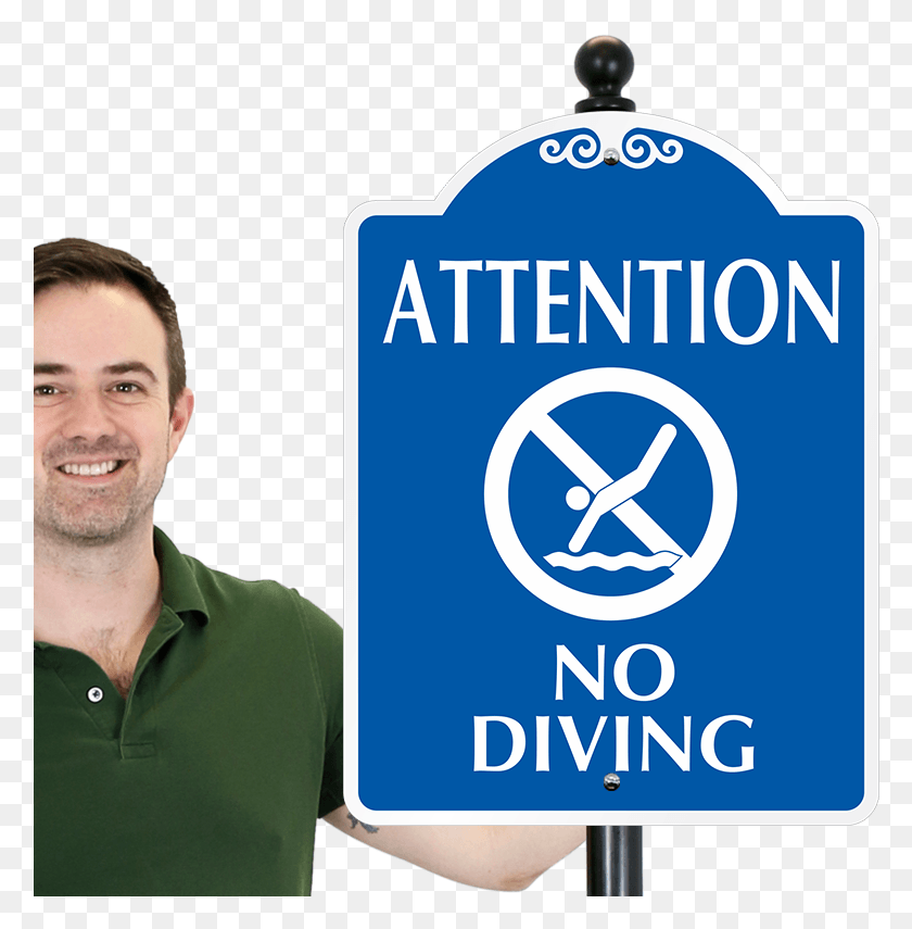 780x795 Attention Pool Sign Sign, Person, Human, Symbol HD PNG Download