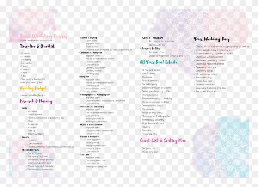 2000x1414 Attractive Wedding Ceremony Planner Wedding Planner Calligraphy, Text, Poster, Advertisement HD PNG Download