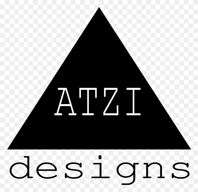 2395x2324 Atzidesigns Logo Triangle, Text, Symbol, Trademark HD PNG Download