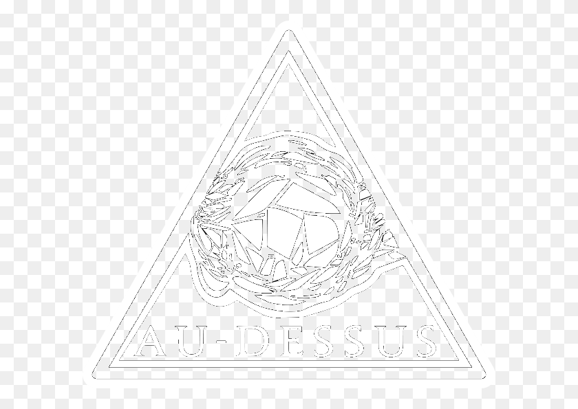 600x535 Логотип Au Dessus Rahr Corporation, Треугольник, Символ Hd Png Скачать