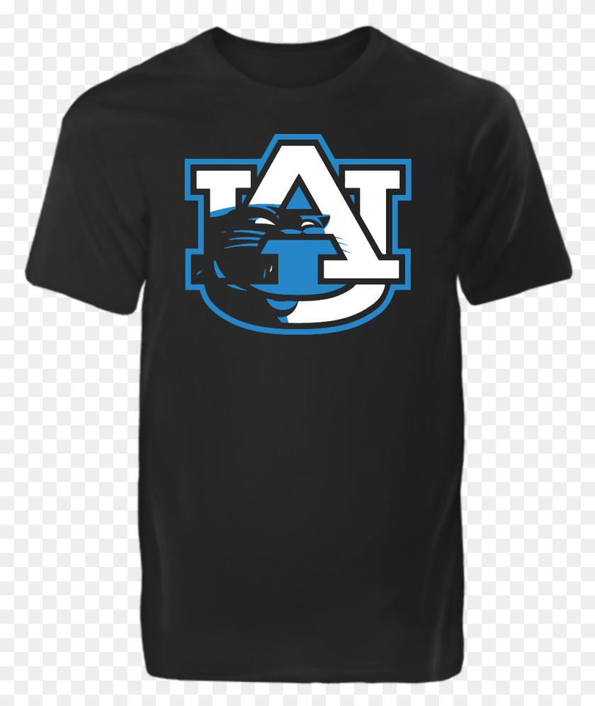 980x1177 Auburn And Carolina Panthers Combo Active Shirt, Clothing, Apparel, T-shirt HD PNG Download