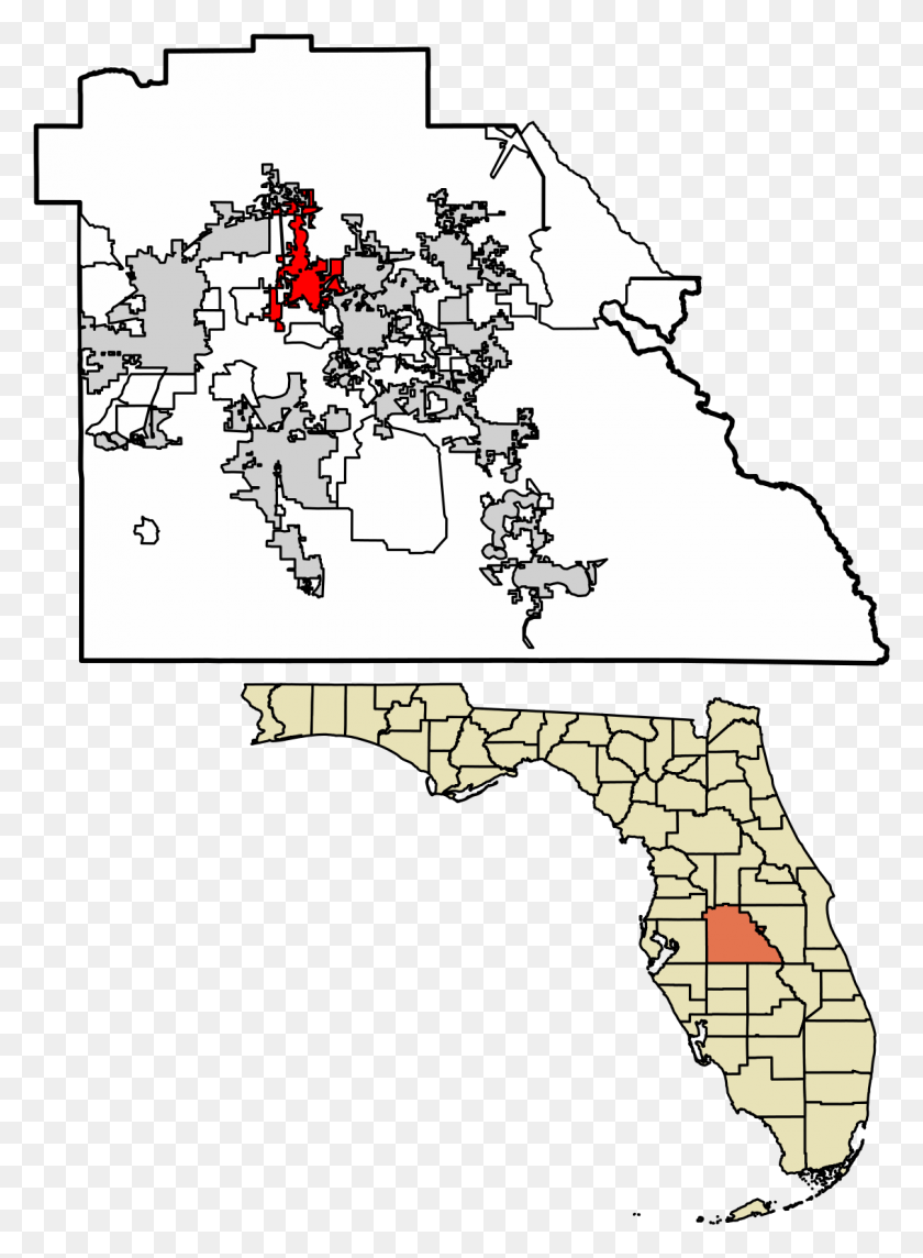 1133x1576 Auburndale Florida Wikipedia And Map Of Polk City County Florida, Diagram, Plot, Atlas HD PNG Download
