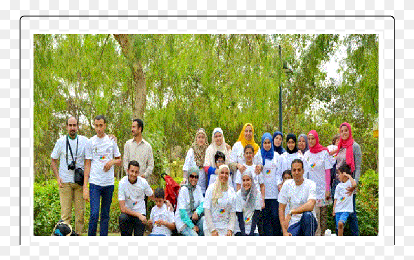 763x469 Auch Cpt Celebrating Waad At Alazhar Park Cairo Egypt Tree, Person, Clothing, Vegetation HD PNG Download