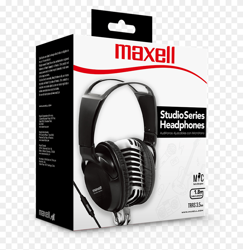 693x803 Descargar Png Audfono Maxell Dj Studio Manos Libres Maxell St 2000 Review, Electronics, Flyer, Poster Hd Png