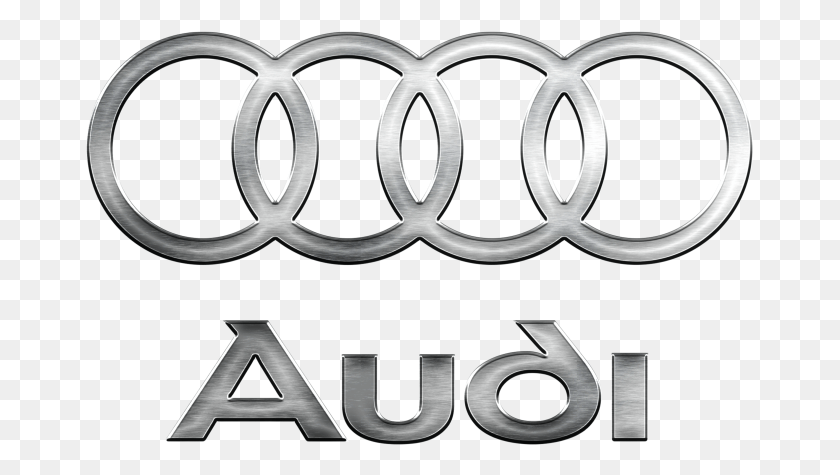669x415 Audi Metallic Logo Transparent Logo Audi, Symbol, Text, Number HD PNG Download
