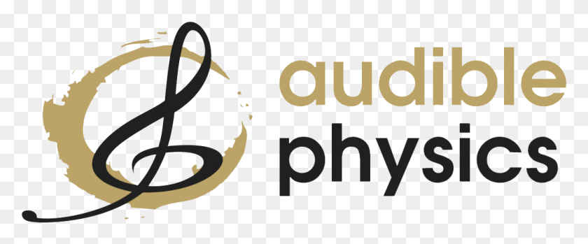 1049x389 Производитель Оригинального Звукового Оборудования Audible Physics Logo, Текст, Этикетка, Алфавит Hd Png Скачать