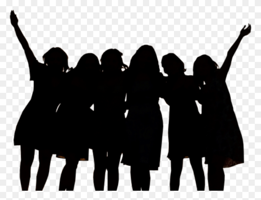 987x742 Audience Vector Outline Group Of Women Clipart, Person, Human HD PNG Download