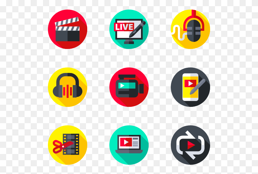 529x505 Audio And Video Edition Video Editing Vector, Symbol, Logo, Trademark HD PNG Download