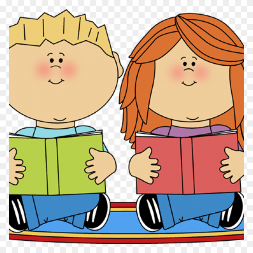 900x900 Audio Books Kids Clipart Book Reading Clip Clip Art Reading Kids, Person, Human, Poster HD PNG Download